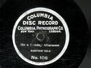 389g6.  J.W. Myers - On a Sunday Afternoon - Columbia 106