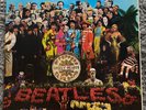 THE BEATLES   'SGT. PEPPER'   ORANGE LABEL MISS-PRINT  DISC AND COVER EX