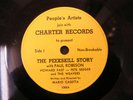 PAUL ROBESON THE PEEKSKILL STORY CHARTER C502-78 RPM W/ HOWARD FAST, PETE SEEGER