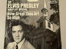 Elvis Presley Super RARE How Great Thou Art white label promo w/Picture Sleeve