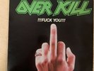 Overkill  Fuck You  original 1987 Megaforce vinyl live album Carol1345
