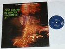ERIC DOLPHY IN EUROPE / VOL 3 Orig '65 PRESTIGE Lp  w/ VAN GELDER  VG + + 
