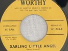 The Interiors – Voodoo Doll / Darling Little Angel on Worthy Records Doo-Wop 45