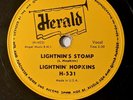 LIGHTNIN' HOPKINS HERALD 78 RPM RECORD LIGHTNIN'S STOMP / HEAR ME TALKIN' H-531