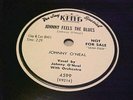 Johnny O'Neal - PROMO - NM SHELLAC & GREAT AUDIO - Johnny Feels The Blues
