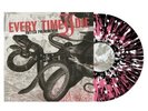 Every Time I Die - Gutter Phenomenon Neon Pink w/ Black & White Splatter