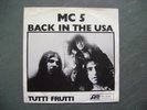 MC5 -- Back in the USA (Chuck Berry) / Tutti Frutti -- 45 rpm vinyl single