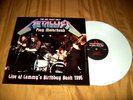 METALLICA PLAY MOTORHEAD LP LIVE 1995 Lemmy's Birthday White Vinyl Kill Em All