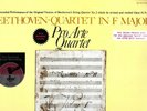BEETHOVEN QUARTET IN F MAJOR OP18 NO1 PRO ARTE QUARTET dbx LAUREL RECORD