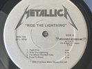 METALLICA | RIDE THE LIGHTNING  1ST PRESS MEGAFORCE 1984 VINYL LP VG+
