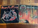 Slayer 'Hell Awaits' & 'Show No Mercy' Original Roadrunner Vinyl. Paired.