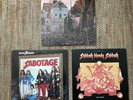 BLACK SABBATH RECORD LOT, SELF  TITLED, SABOTAGE, SABBATH BLOODY SABBATH