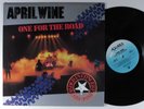 APRIL WINE One For The Road AQUARIUS LP VG++ canada b
