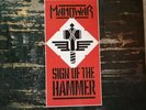 Manowar - Sign of the Hammer- Vinyl LP 1984  Virgin 10 Records OIS Europe Press