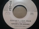 Popcorn & The Mohawks ‎– Custer's Last Man/Shimmy Gully (1960) Motown vinyl 45