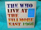 THE WHO LIVE AT FILLMORE EAST 1968 RECORD SEALED 3 LP'S 50th ANNIVERSARY VINYL A