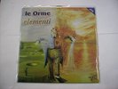 LE ORME - ELEMENTI - LP VINILE NUOVO SIGILLATO  2017  NUMERATO EDIZIONE LIMITATA