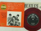 BEATLES TWIST AND SHOUT ODEON OP-4016 JAPAN RED VINYL PICTURE VINYL VINYL 7
