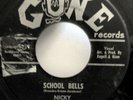 NICKY The Nobles 45 School Bells / School Day Crush GONE doowop Original  Mc83