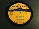 FIVE CHANCES BLUE LAKE 115 All I Want/Shake-A-Link RARE CHICAO DOO WOP 1955