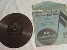 PICTORIAL Durium HIT OF THE WEEK 78 & PICTURE SLEEVE - Erno Rapee -- LAST DANCE