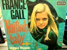 France Gall Schlager  Single Vinyl 7 Haifischbaby/ Hippie Hippie Decca Pop 45