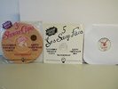 Les Savy Fav 3/5 Rare Press w/Red/Gold Hype Sticker (2) Shower Caps New Wave LP