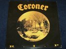 CORONER -R.I.P. LP death/thrash metal voivod toxik RIP 1st press Noise 1987 RARE