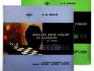 EX+ REINHOLD BARCHET J.S.Bach violin sonatas french 1960 Erato LDE 3169-70 FD LP