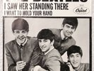 Beatles PS & 45 I Want to Hold Your Hand/I Saw Her Standing There LA 1st Day Iss