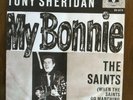 The Beatles -Tony Sheridan My Bonnie 45 1st German Pressing Beautiful Record