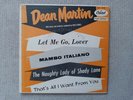 DEAN MARTIN EP Let Me Go Lover  CAPITOL EAP 1-9123 (1955)