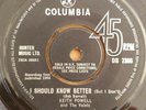 KEITH POWELL & THE VALETS -  I SHOULD KNOW BETTER UK 7