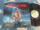 RAMBO FIRST BLOOD 1983 UK SOUNDTRACK LP - JERRY GOLDSMITH SYLVESTER STALLONE@