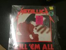 Metallica Kill 'Em All Vinyl Canadian Import 1988 Elektra 960766 