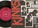 THE KINKS SEE MY FRIEND & MET A GIRL LIKE YOU DANISH 45+PS 1965 FREAKBEAT MOD