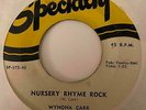 R&B Rocker 45 WYNONA CARR Nursery Rhyme Rock/Please Mr. Jailer Specialty HEAR