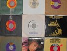 Fifty-four 45 rpm records from the 1970s and 1980s - perfect for your jukebox