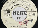 Wild, Frantic 50s Rockabilly 45 BOBBY LORD No More / Why Were COLUMBIA wlp hear