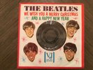 The Beatles - We Wish You a Merry Christmas Original Vee-Jay 45 SLEEVE ONLY EUC