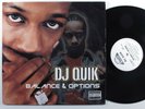 DJ QUIK Balance & Options ARISTA 2XLP VG+ promo