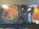 3 Rush LP lot, Caress of Steel, Exit...Stage Left (live 2LP), VG++/EX