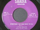 Little Beaver   Everybody Has Some Dues To Pay   Saadia   funk 45 HEAR