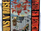 1987 Guns N Roses Appetite for Destructions Banned Robot Cartoon Sleeve Vinyl LP