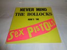 SEX PISTOLS NEVER MIND THE BOLLOCKS ORIGINAL 1977 PLAIN PINK BACK vinyl TOP COND