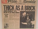 Jethro Tull Thick As A Brick LP Album 1972 Reprise Label MS 2072 + Newspaper VG+
