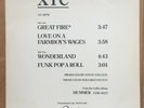 XTC – Selections From Mummer (Rare 4 Track 12” Promo Sampler)