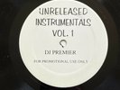 DJ Premier Unreleased Instrumentals Vol.1 12” vinyl 1995 promo Gang Starr