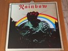 RAINBOW RISING SPECCHIO PUBBLICITARIO GANGET VINTAGE ANNI'70'80 CM 20X20 RARITÀ