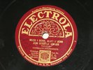 Comedian Harmonists Electrola Schellackplatte EG 2724 Muß I denn zum Städte..
